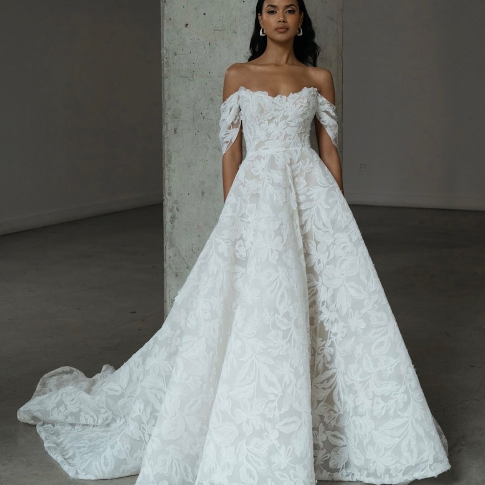 Jenny Yoo Ezra Wedding Dress  (Unworn) - Picture 4 of 8